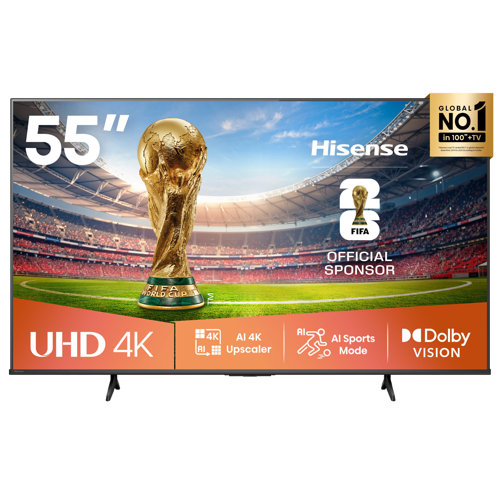 Hisense 55A6Q | 55″ UHD 4K VIDAA Smart TV Hisense 55A6Q | 55″ UHD 4K VIDAA Smart TV